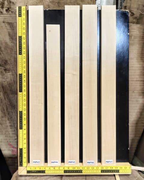 Plain Maple Quarter Sawn Guitar Neck Blank