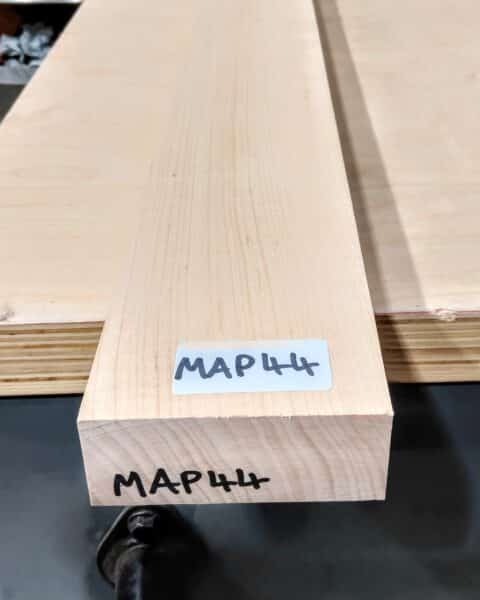 Plain Maple Quarter Sawn Guitar Neck Blank