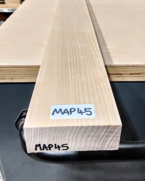 Plain Maple Quarter Sawn Guitar Neck Blank