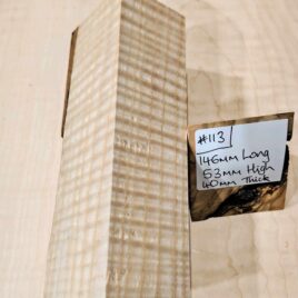 Ripple Ash Knife Handle Scales Block