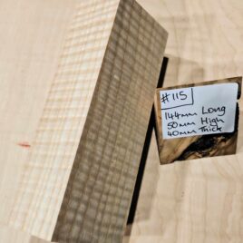 Ripple Ash Knife Handle Scales Block