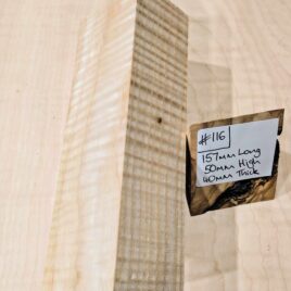 Ripple Ash Knife Handle Scales Block