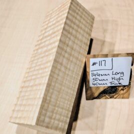 Ripple Ash Knife Handle Scales Block