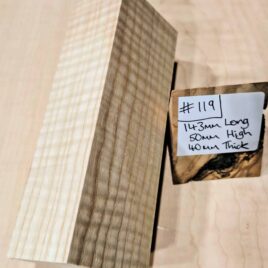 Ripple Ash Knife Handle Scales Block