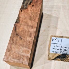 Ancient Quilted Redwood Knife Handle Scales Block