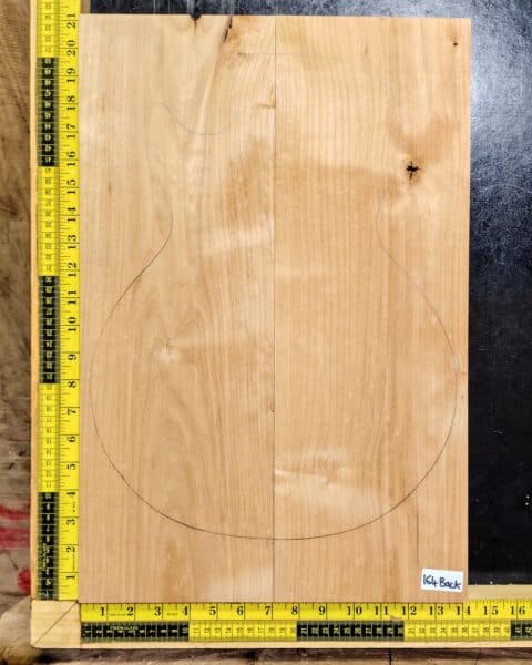 American Red Alder 2 Piece Guitar Body Blank