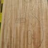 Mahogany Guitar Body Blank 2 Piece