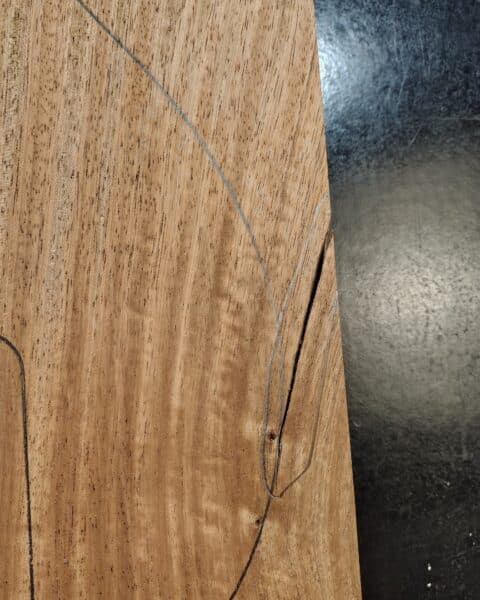 Mahogany Guitar Body Blank 2 Piece