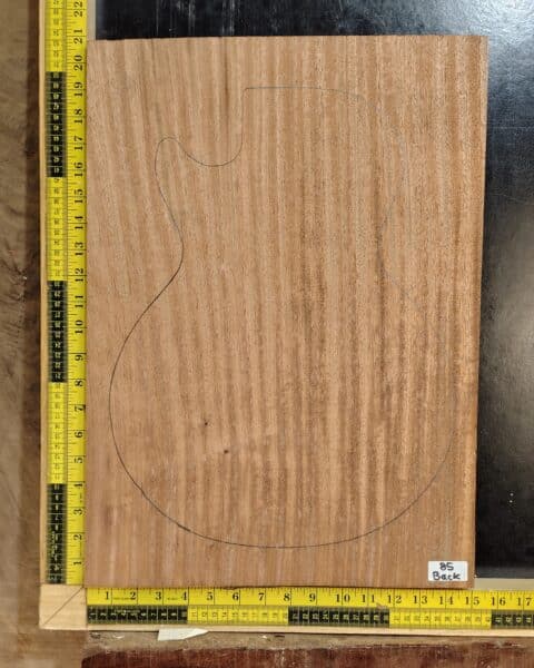 Mahogany Guitar Body Blank 2 Piece