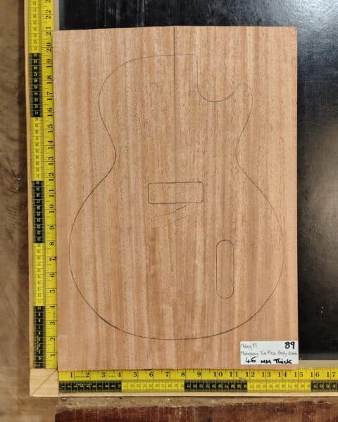 Mahogany Guitar Body Blank 2 Piece