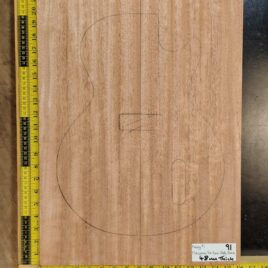 Mahogany Guitar Body Blank 2 Piece