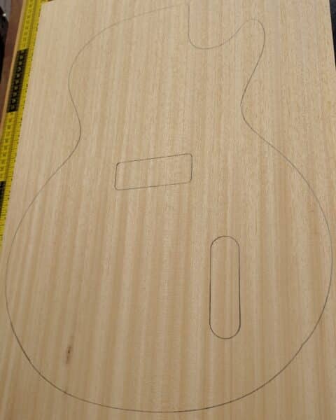 Obeche One-Piece Guitar Body Blank