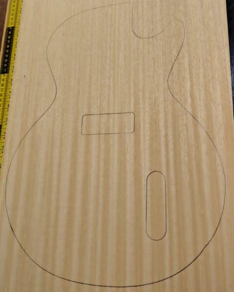Obeche One-Piece Guitar Body Blank