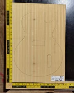 Obeche One-Piece Guitar Body Blank