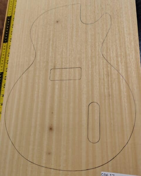 Obeche One-Piece Guitar Body Blank