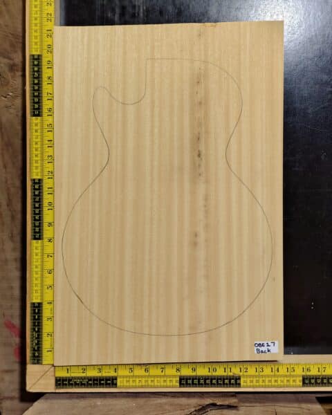 Obeche One-Piece Guitar Body Blank