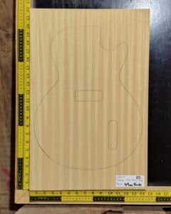 Obeche One-Piece Guitar Body Blank