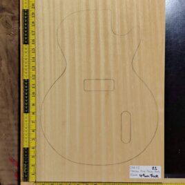 Obeche One-Piece Guitar Body Blank