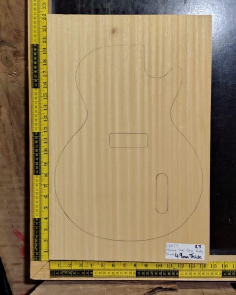 Obeche One-Piece Guitar Body Blank
