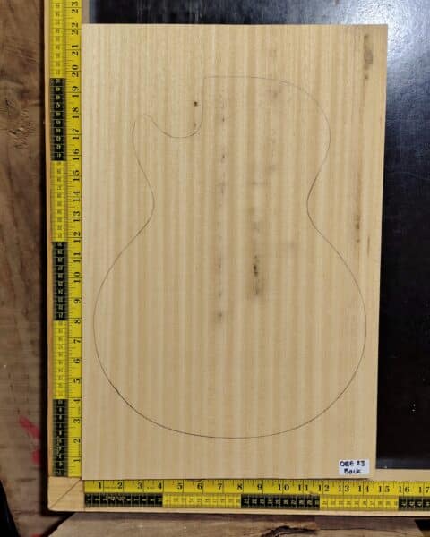 Obeche One-Piece Guitar Body Blank