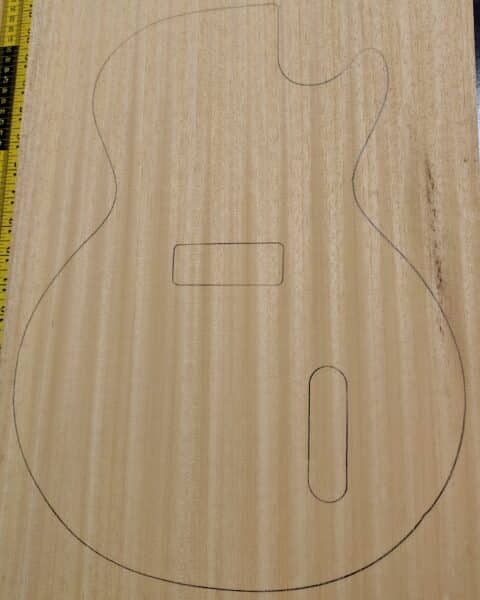 Obeche One-Piece Guitar Body Blank