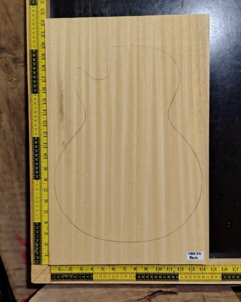 Obeche One-Piece Guitar Body Blank