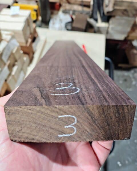 Indian Rosewood Quarter Sawn Guitar Neck Blank