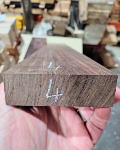 Indian Rosewood Quarter Sawn Guitar Neck Blank