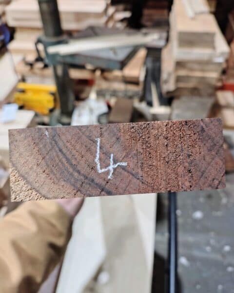 Indian Rosewood Quarter Sawn Guitar Neck Blank