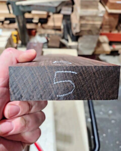 Indian Rosewood Quarter Sawn Guitar Neck Blank