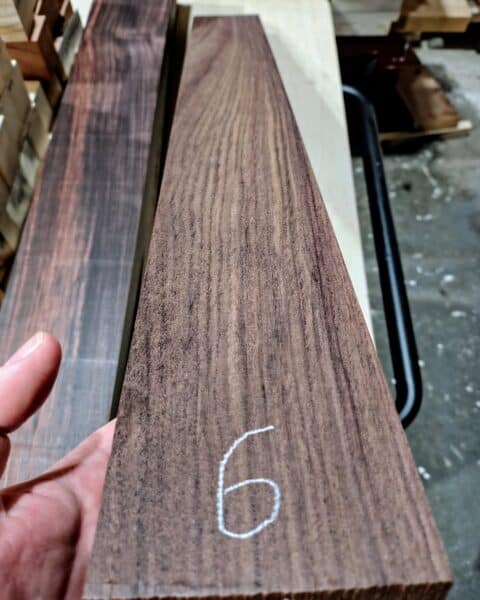 Indian Rosewood Quarter Sawn Guitar Neck Blank