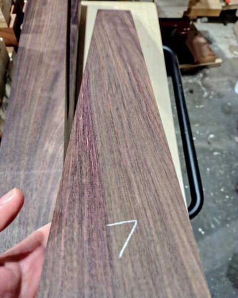 Indian Rosewood Quarter Sawn Guitar Neck Blank