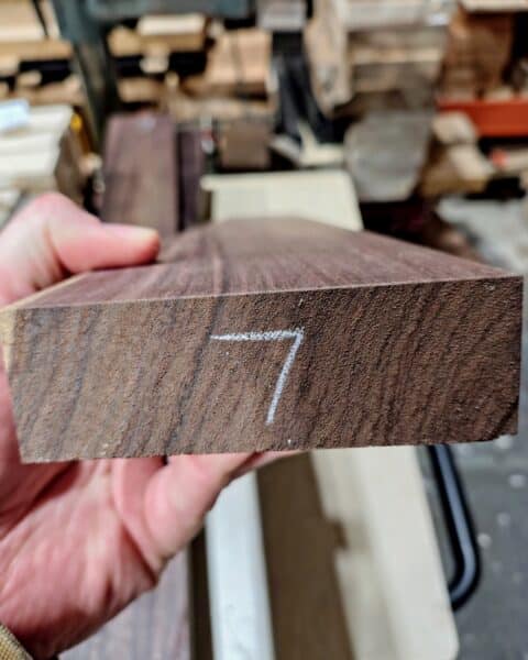 Indian Rosewood Quarter Sawn Guitar Neck Blank