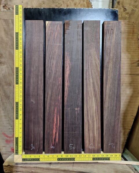 Indian Rosewood Quarter Sawn Guitar Neck Blank