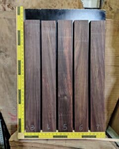 Indian Rosewood Quarter Sawn Guitar Neck Blank