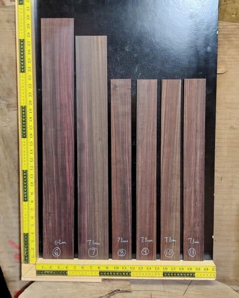 Indian Rosewood Guitar Fingerboard