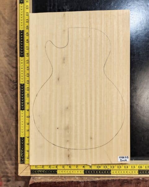 Obeche One-Piece Guitar Body Blank