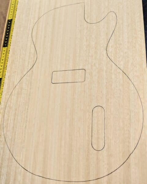 Obeche One-Piece Guitar Body Blank