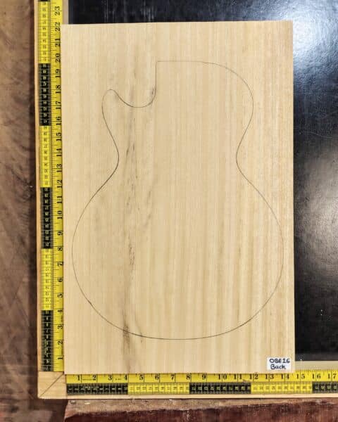 Obeche One-Piece Guitar Body Blank