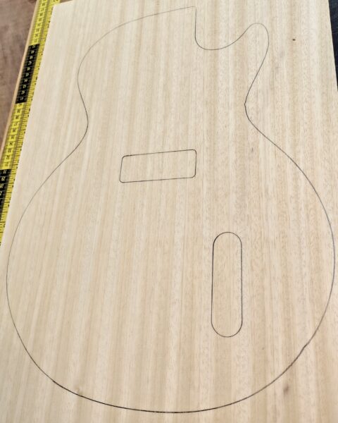 Obeche One-Piece Guitar Body Blank