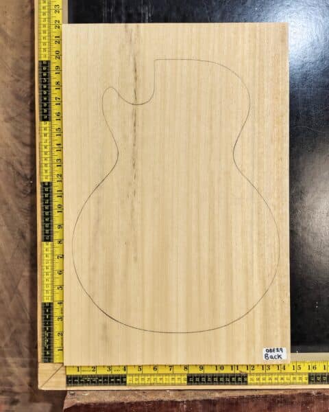Obeche One-Piece Guitar Body Blank