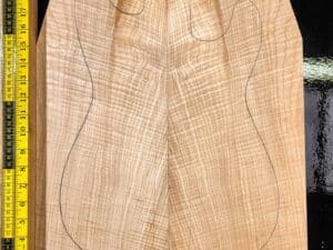 4A flame maple drop top guitar top set #366 bookmatched with strong figure