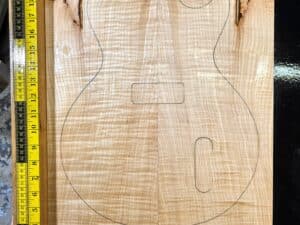 4A flame maple drop top guitar top set #369 bookmatched with strong figure