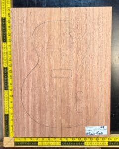 Mahogany Guitar Body Blank 2 Piece
