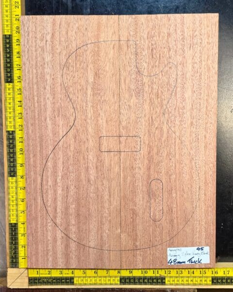 Mahogany Guitar Body Blank 2 Piece
