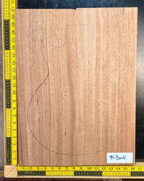 Mahogany Guitar Body Blank 2 Piece