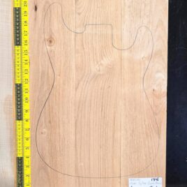 Alder 3 Piece electric guitar and bass body blank for luthiers