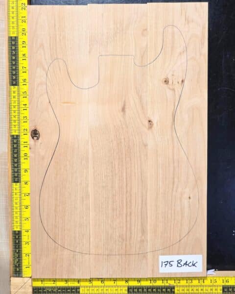 Alder 3 Piece electric guitar and bass body blank for luthiers