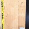 Alder 3 Piece electric guitar and bass body blank for luthiers