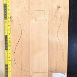 Alder 3 Piece electric guitar and bass body blank for luthiers